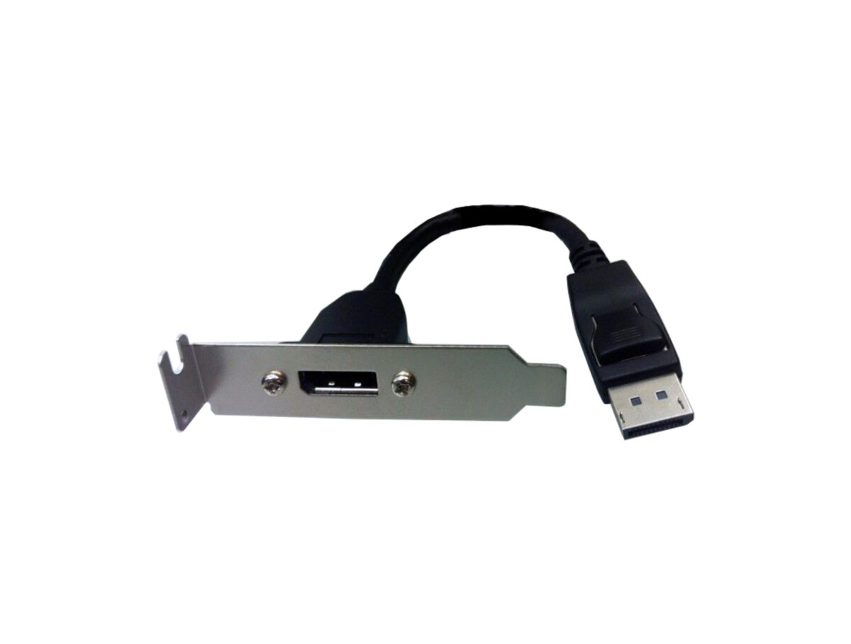 ADAPTOR DISPLAYPORT MALE TO  DISPLAYPOR FEMALE BRACKED 0.2M - Image 2