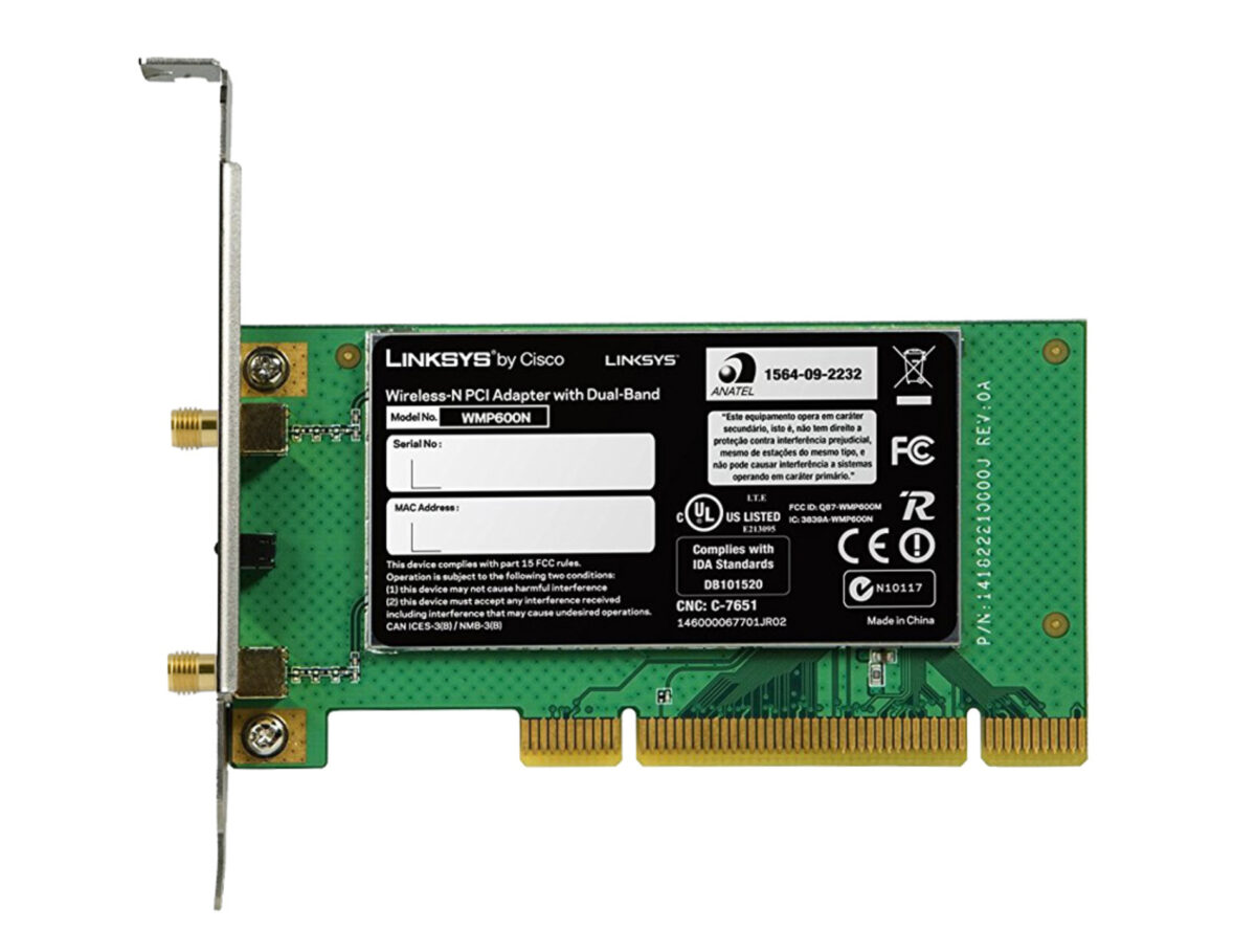 NIC LINKSYS WIRELESS-N DUAL NO ANTENNA PCI - Image 2