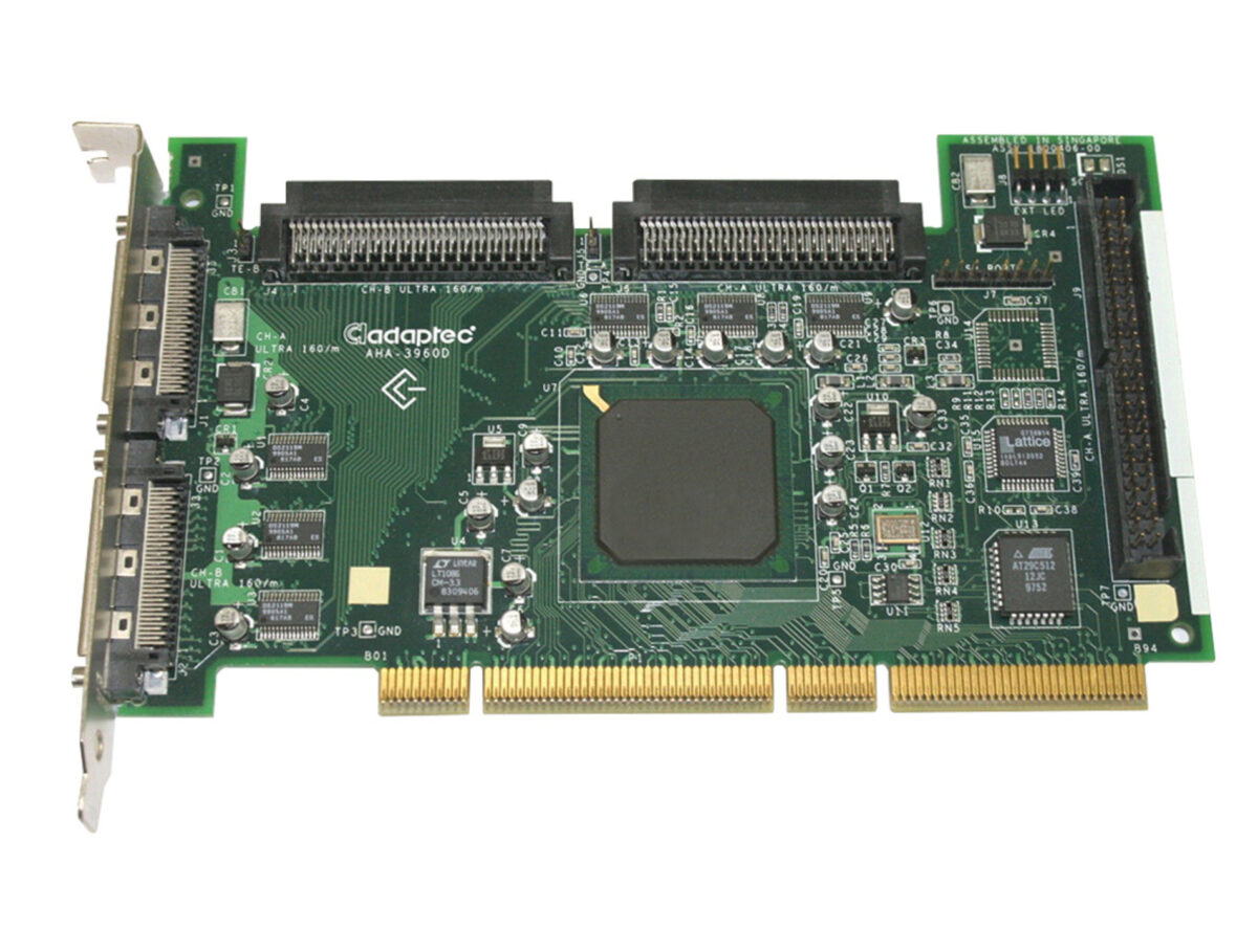 SCSI CONTROLLER ADAPTEC AHA-3960D ULTRA-3 64BIT PCI - Image 1
