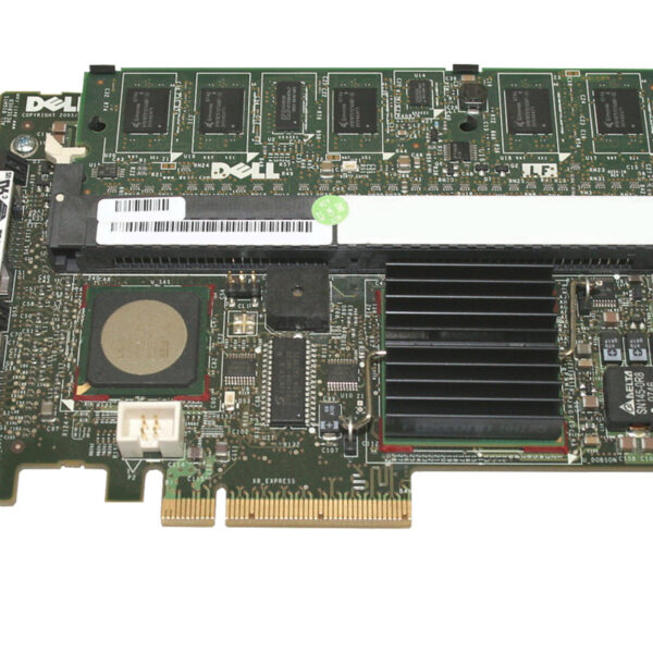 RAID CONTROLLER DELL PERC 5E 256MB/TBBU/PCI-E/3GB/2CHx4 EXT