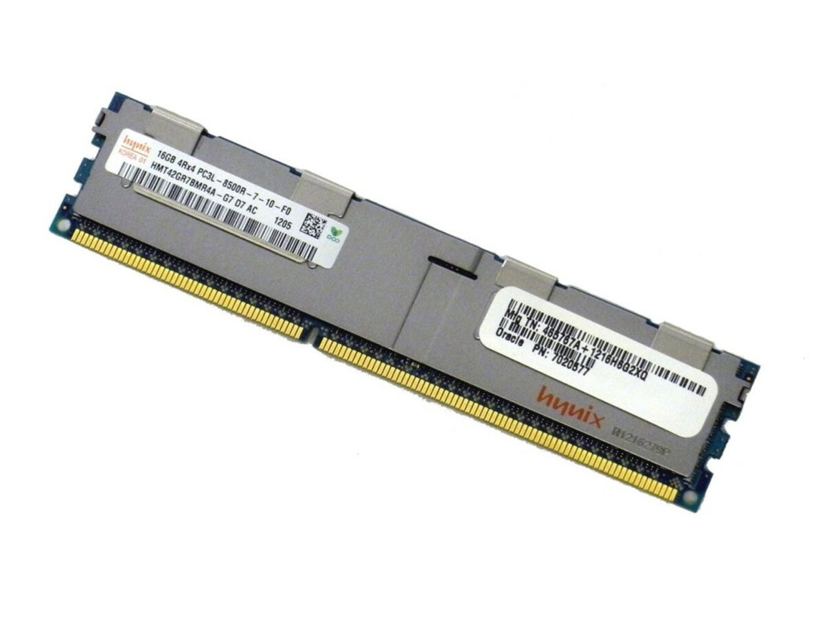 16GB SUN PC3L-8500R DDR3-1066 4Rx4 CL7 ECC RDIMM - Image 1