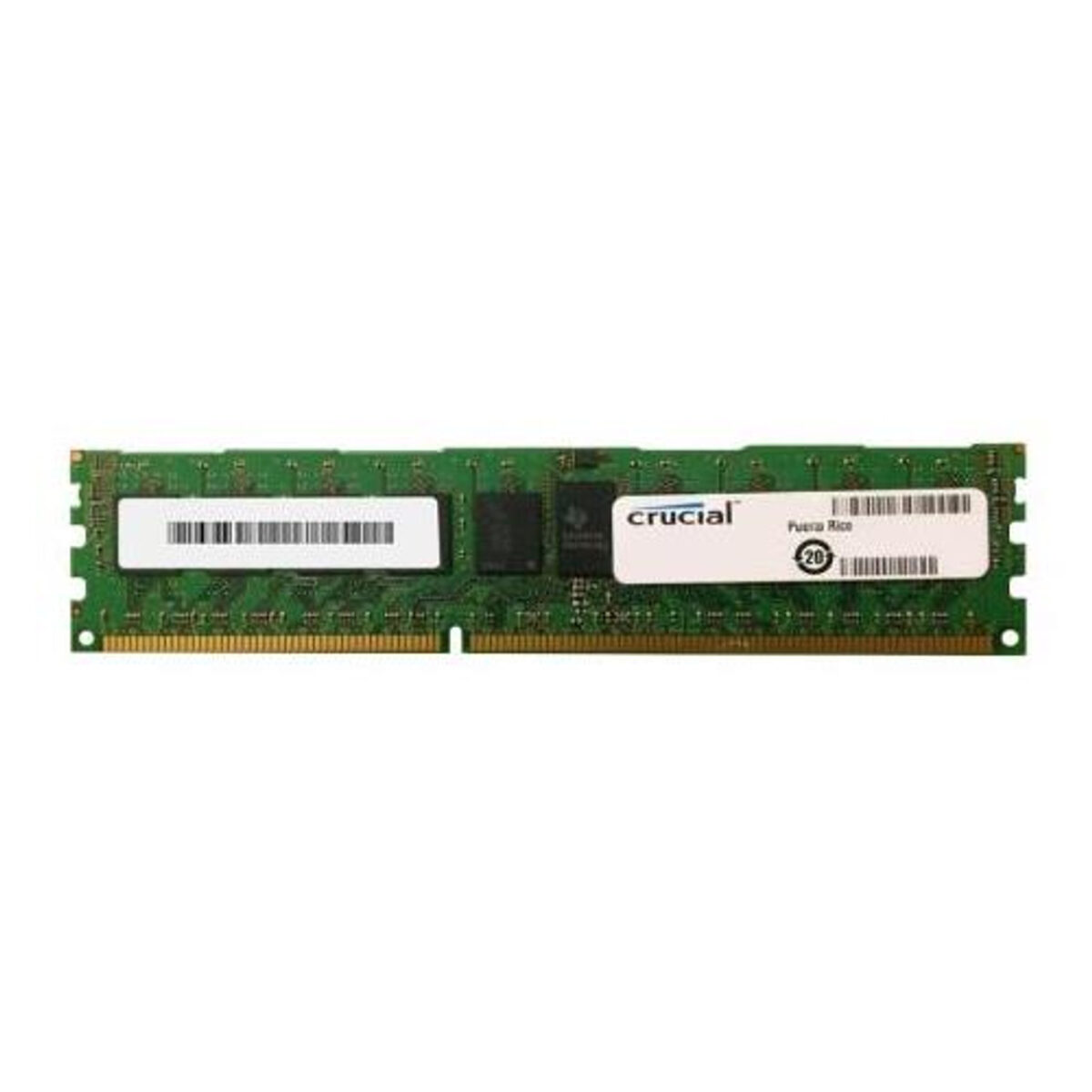 4GB CRUCIAL PC3-10600R DDR3-1333 2Rx4 CL9 ECC RDIMM 1.5V - Image 1