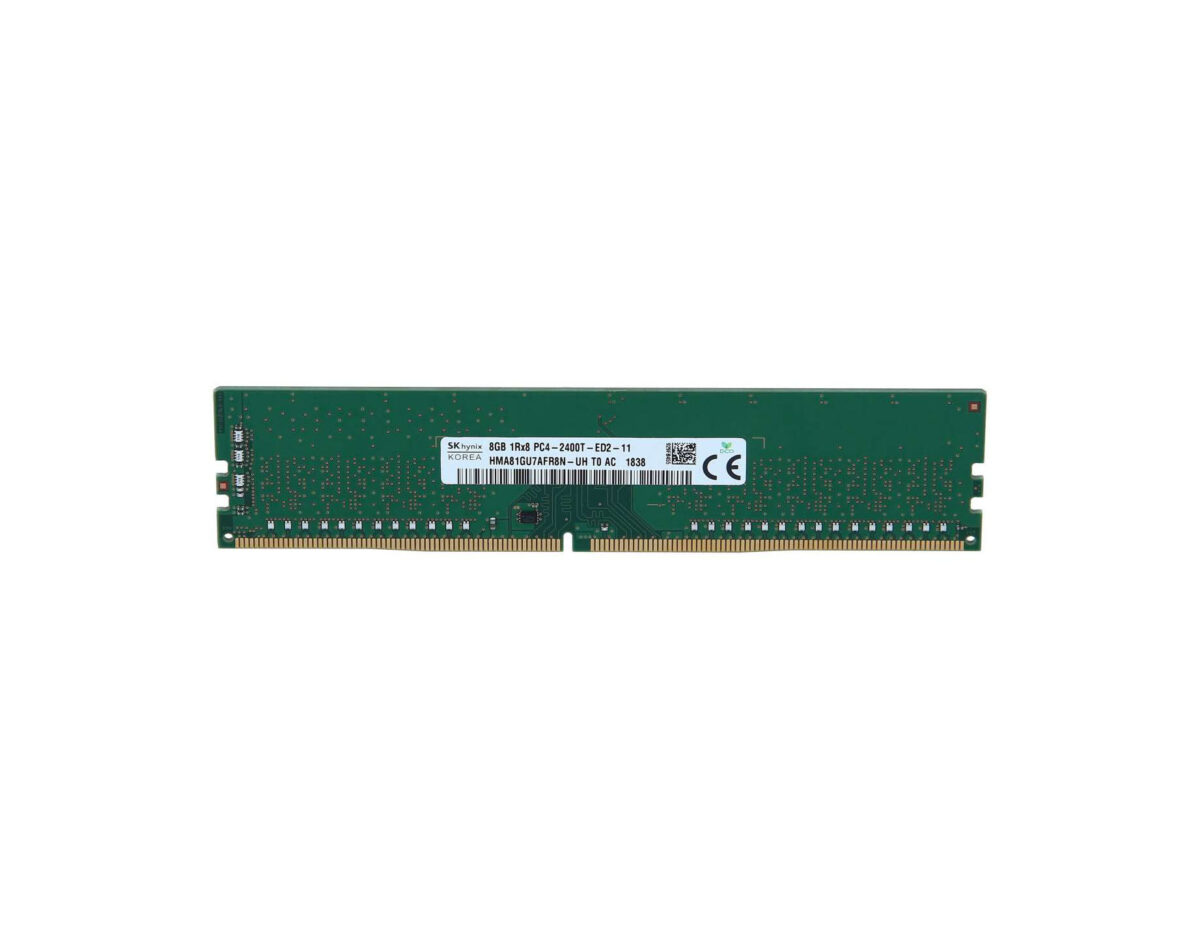 8GB HYNIX PC4-19200T DDR4-2400 1Rx8 ECC UDIMM - Image 1