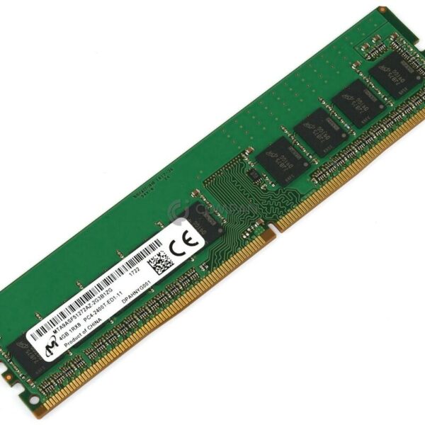 4GB MICRON PC4-19200T DDR4-2400T 1Rx8 CL9 ECC UDIMM 1.2V