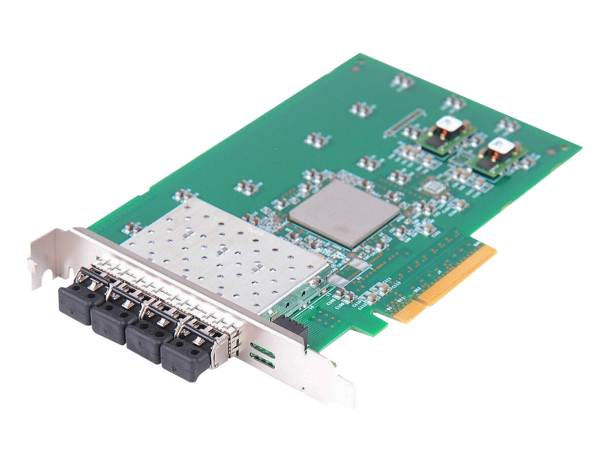 HBA FC 4GB IBM PMC QX4 PASS2 FIBER CHANNEL QUAD PORT PCI-E - Image 1