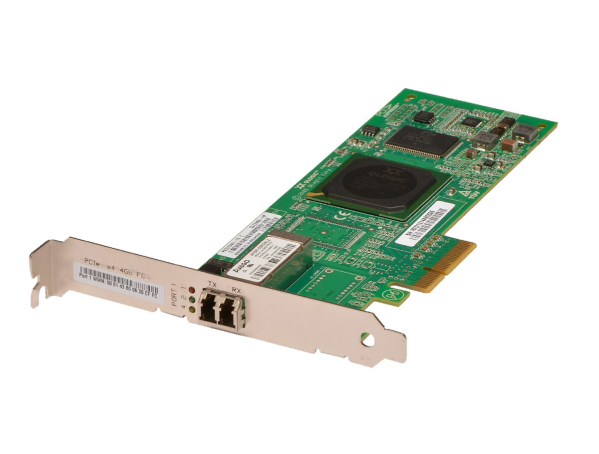 HBA FC 4GB HP QLOGIC QLE2460 FIBER CHANNEL SINGLE PORT PCI-E - Image 1