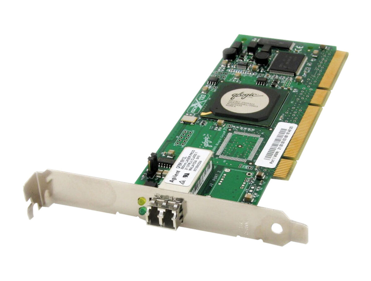 HBA FC 4GB HP QLOGIC ISP2422 FIBER CHANNEL SINGLE PORT PCI-X - Image 1