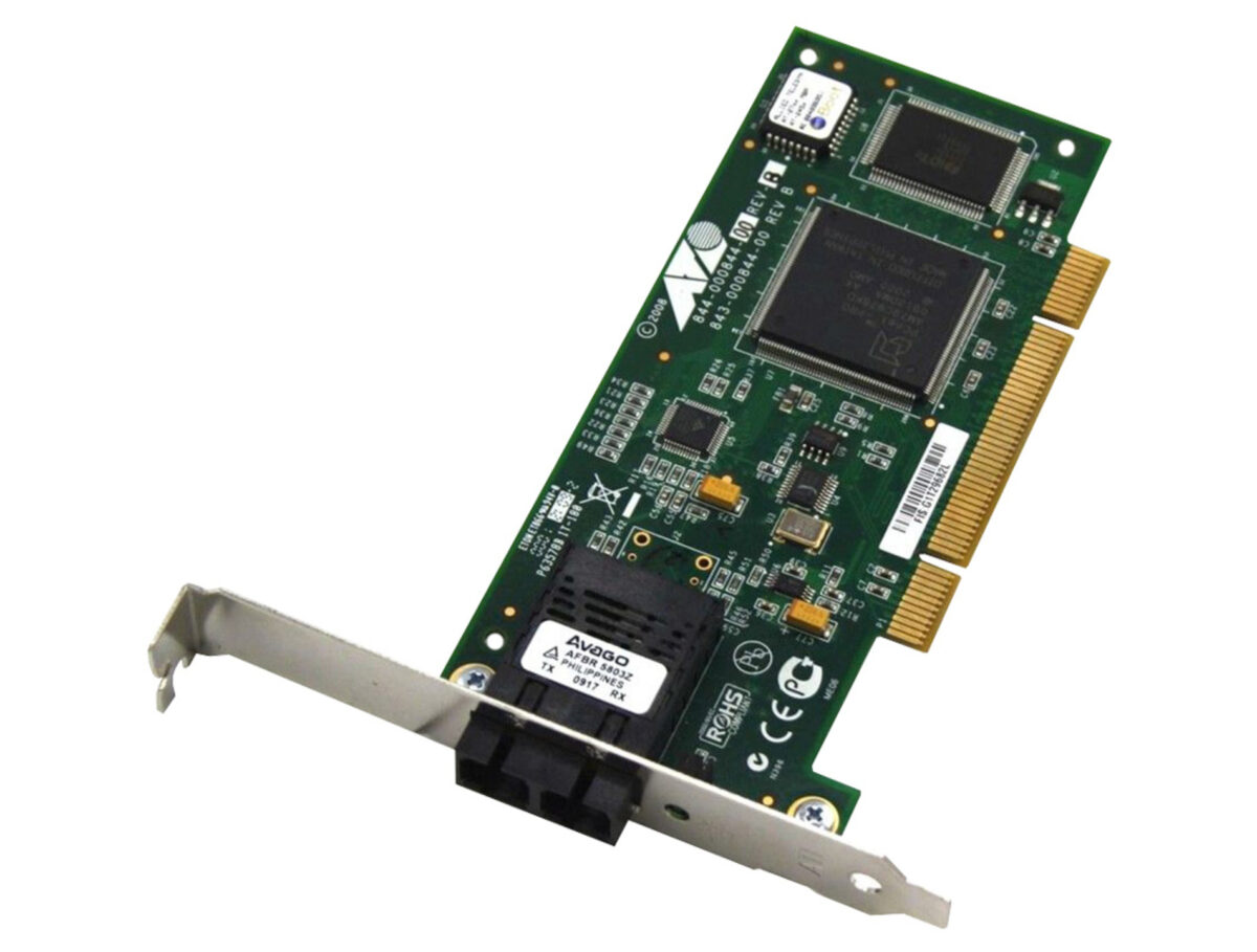 NIC 100MB ALLIED TELESIS OPTICAL SC DUAL PORT PCI - Image 1