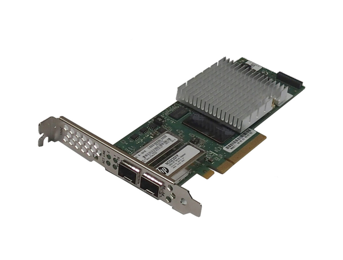 NIC SRV 10GB HP QLE3242 FIBER CHANNEL DUAL PORT PCI-E - Image 1