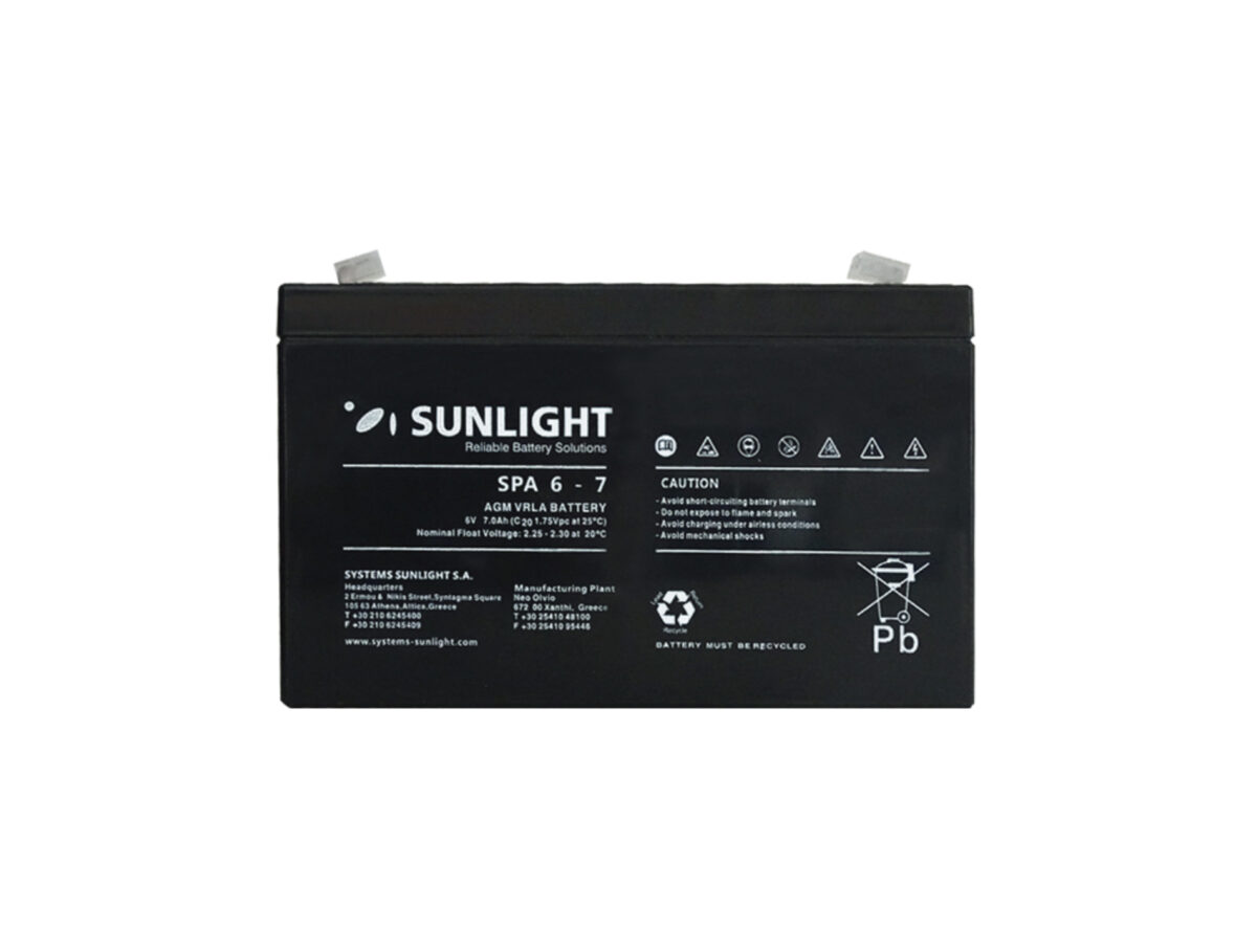 BATTERY VRLA RECHARGABLE 6V-7AH FOR UPS NEW - Image 1