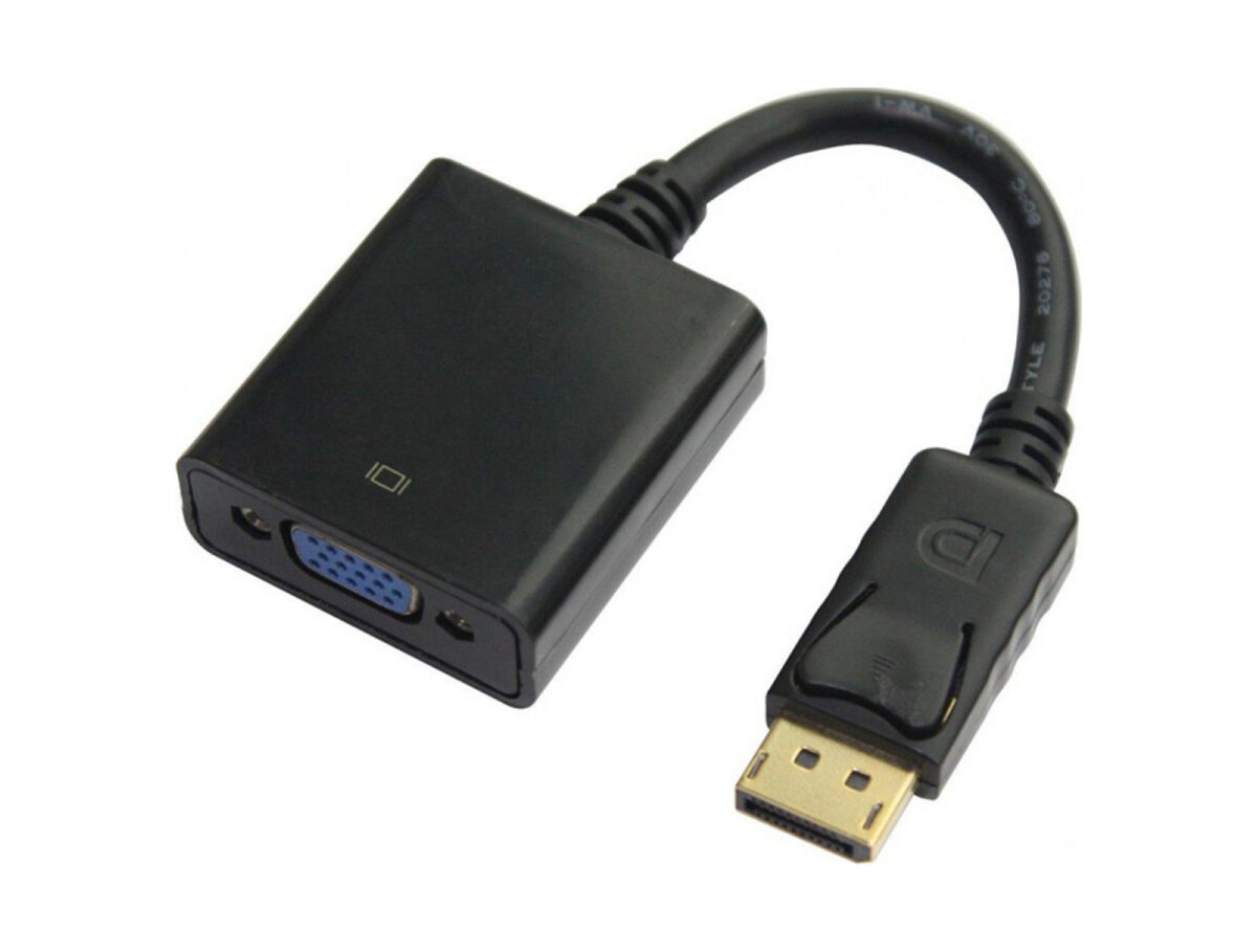 ADAPTER DISPLAYPORT (M) TO VGA (F) NEW - Image 2