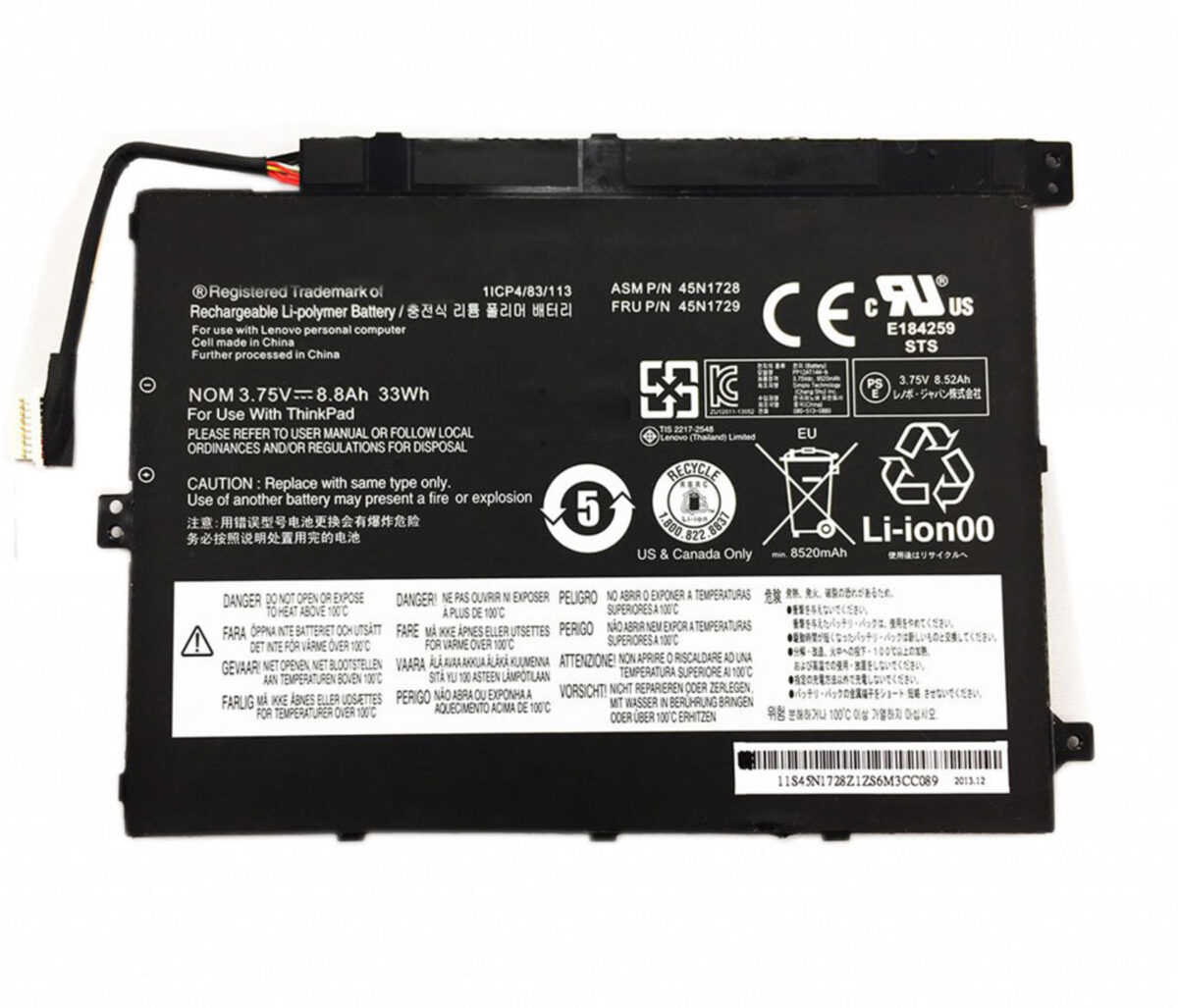 LENOVO THINKPAD TABLET 10 BATTERY NEW - Image 2