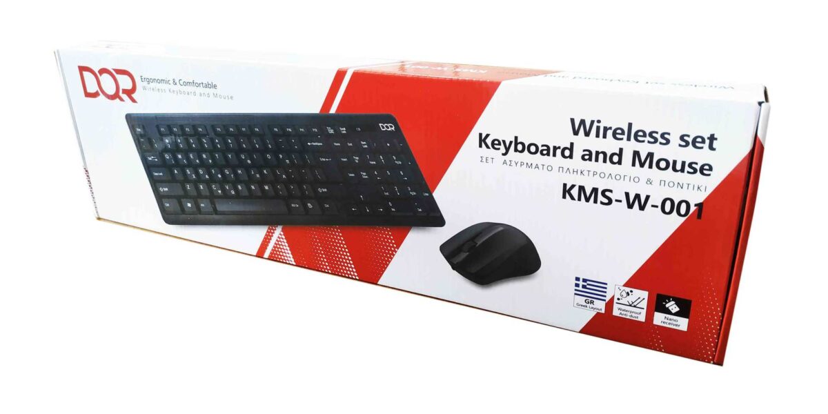 KEYBOARD-MOUSE DQR WIRELESS BLACK EN-GR NEW - Image 2