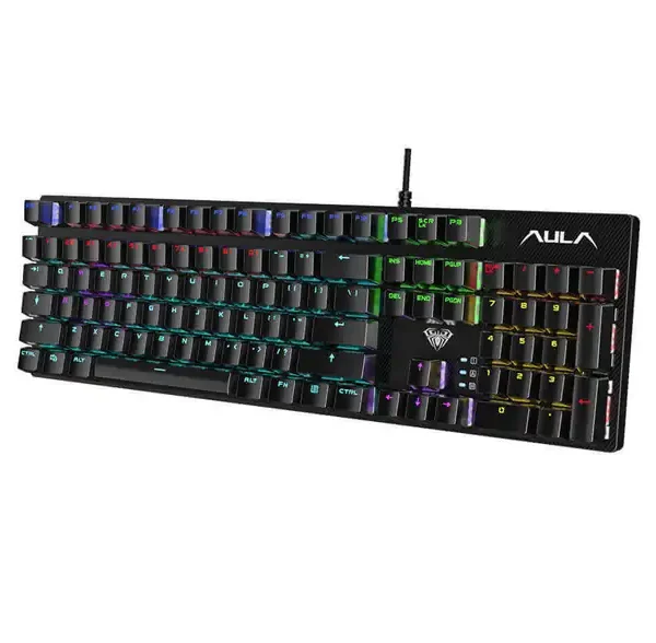 KEYBOARD AULA S2022 MECHANICAL RGB BLACK USB GR NEW