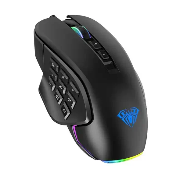 MOUSE AULA H510 RGB WIRED USB BLACK NEW
