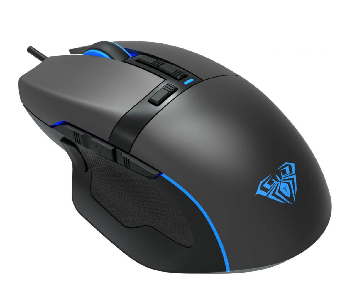 MOUSE AULA F808 RGB WIRED USB BLACK NEW - Image 2