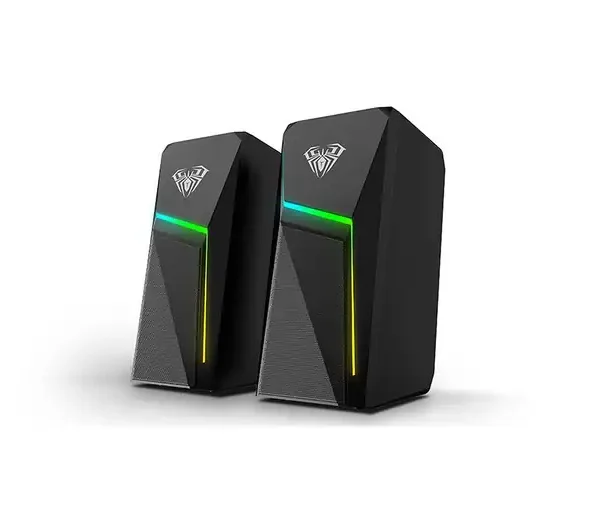 SPEAKERS AULA N-521 RGB DESKTOP STEREO 2.0 NEW