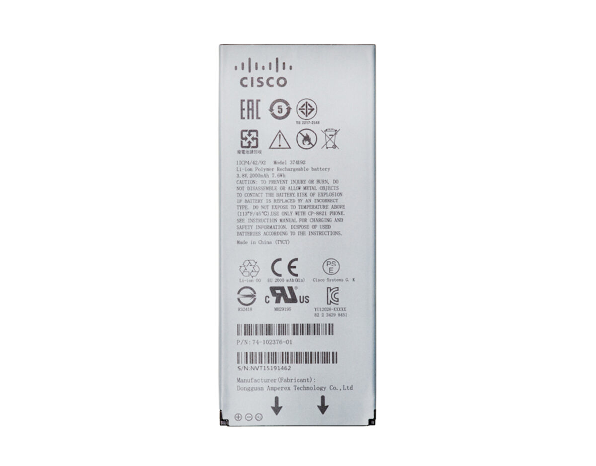 BATTERY CISCO WIRELESS IP PHONE 8821 COMPATIBLE NEW - Image 2