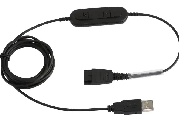 SUPERVOICE SVC-QD309 HEADSET QD TP RJ9 BOTTOM CABLE