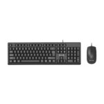 KEYBOARD-MOUSE AULA AC101 WIRED BLACK US-GR NEW - Image 2