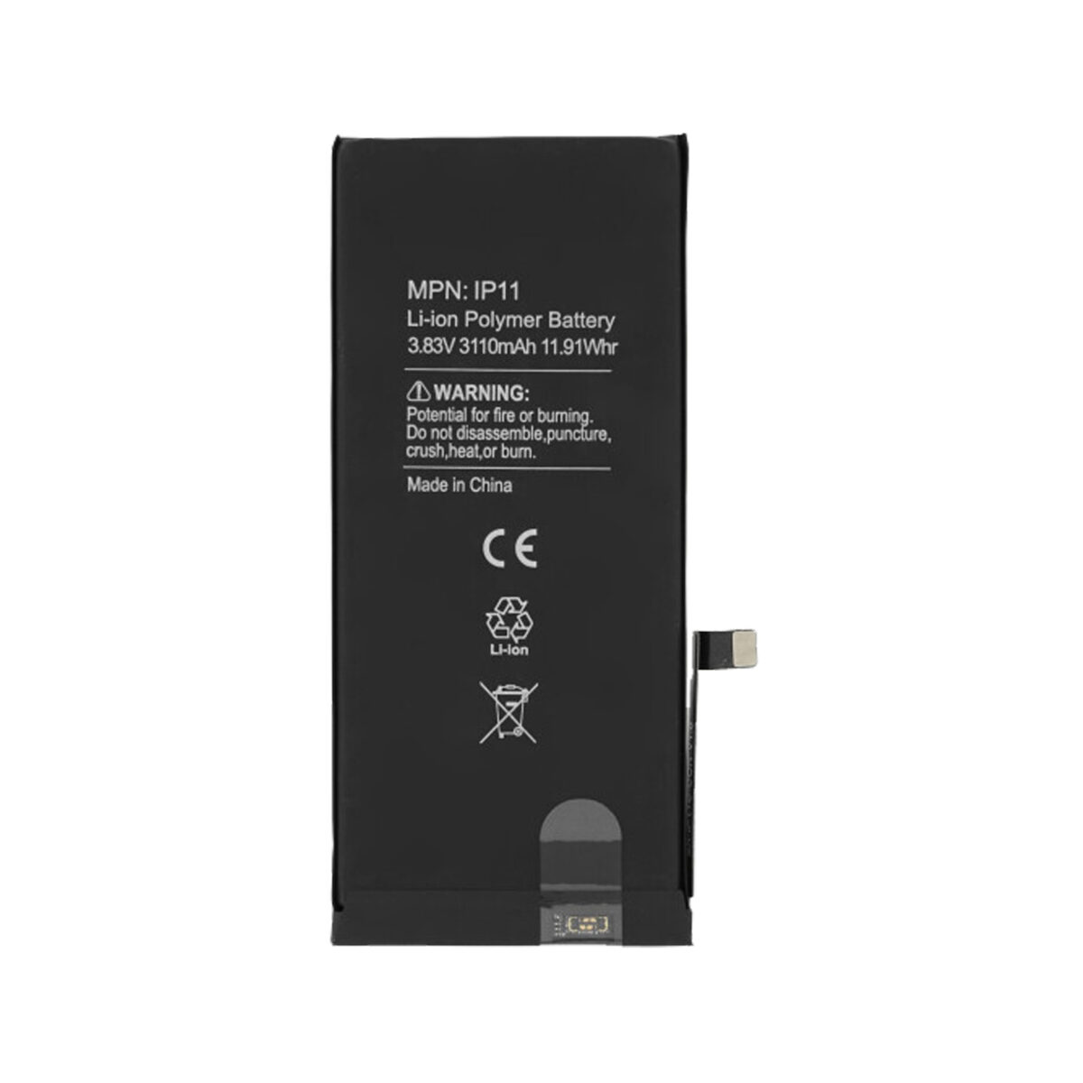 MOBILE BATTERY APPLE IPHONE 11 3110mAh NEW - Image 2