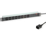 POWERSTRIP ROLINE 19' 8P xC13 WITH 2M C20 CABLE ALUMINUM 16A - Image 2