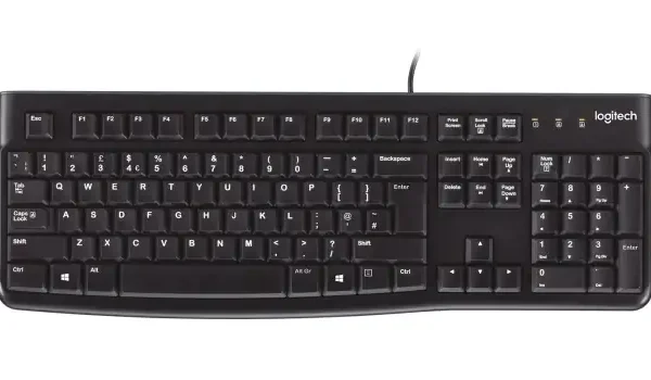 KEYBOARD LOGITECH K120 WIRED BLACK NEW