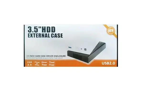 EXTERNAL ENCLOSURE CASE USB 2.0 FOR 3.5'' HDD