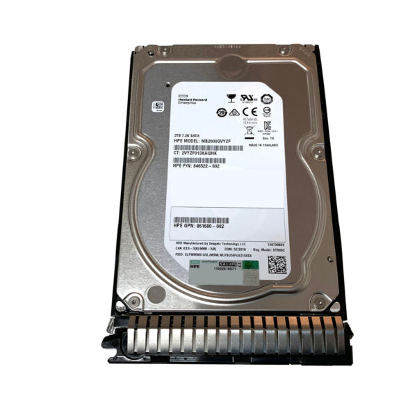 HDD SATA 2TB HP 7.2K 6G 3.5'' NEW