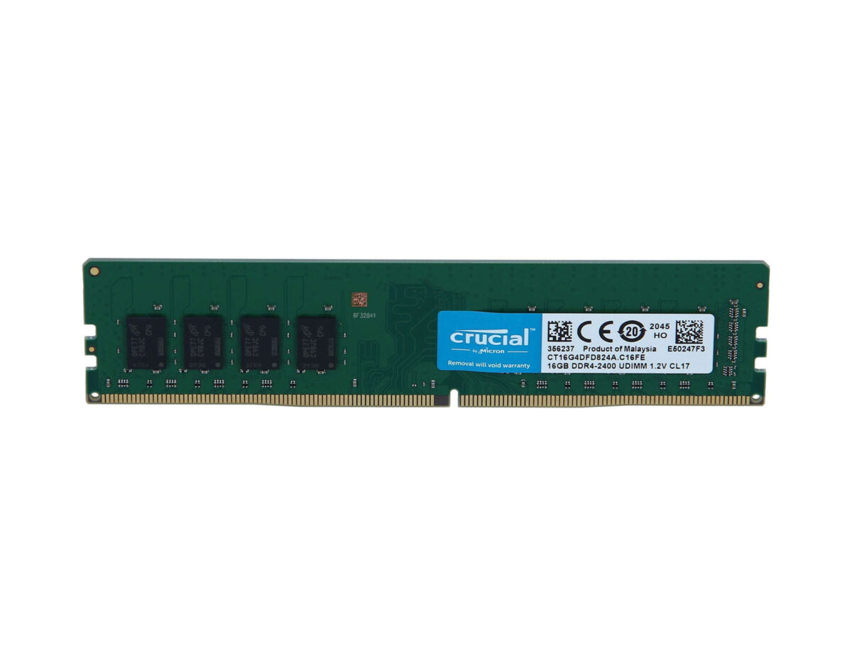 16GB CRUCIAL PC4-19200/2400MHZ  DDR4 SDRAM UDIMM NEW - Image 2