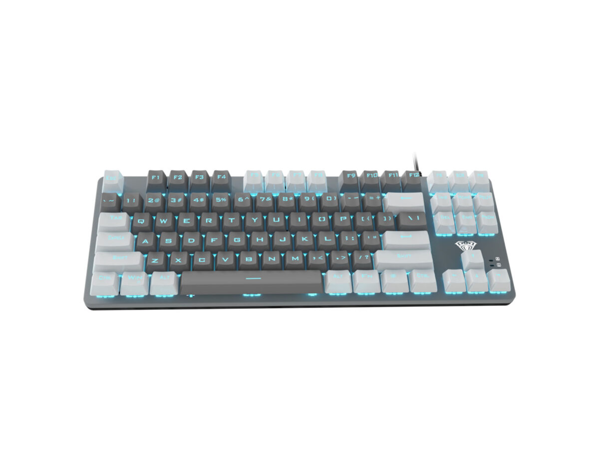KEYBOARD AULA F3287 MECHANICAL GREY-WHITE USB US-GR NEW - Image 2
