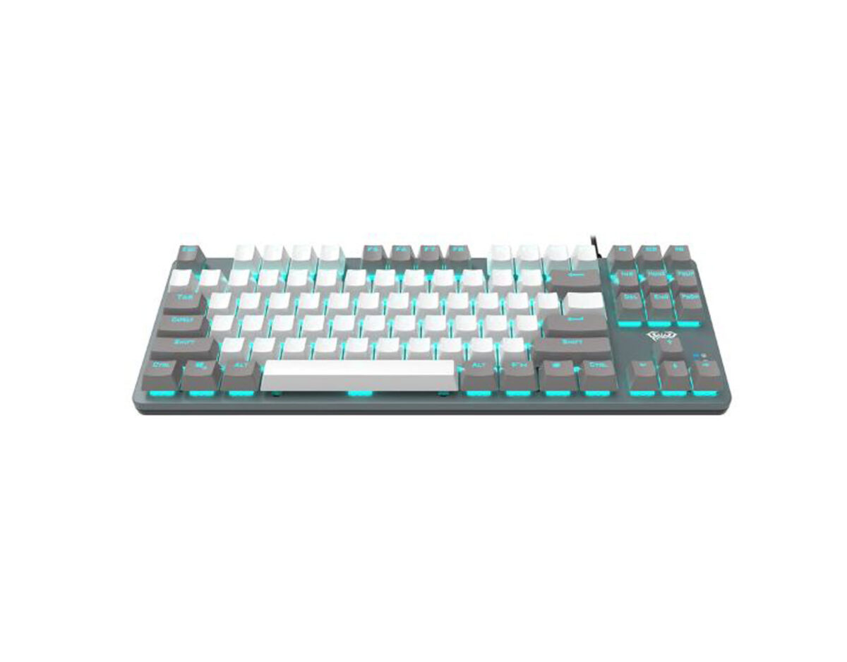 KEYBOARD AULA F3287 MECHANICAL WHITE-GREY USB US-GR NEW - Image 2