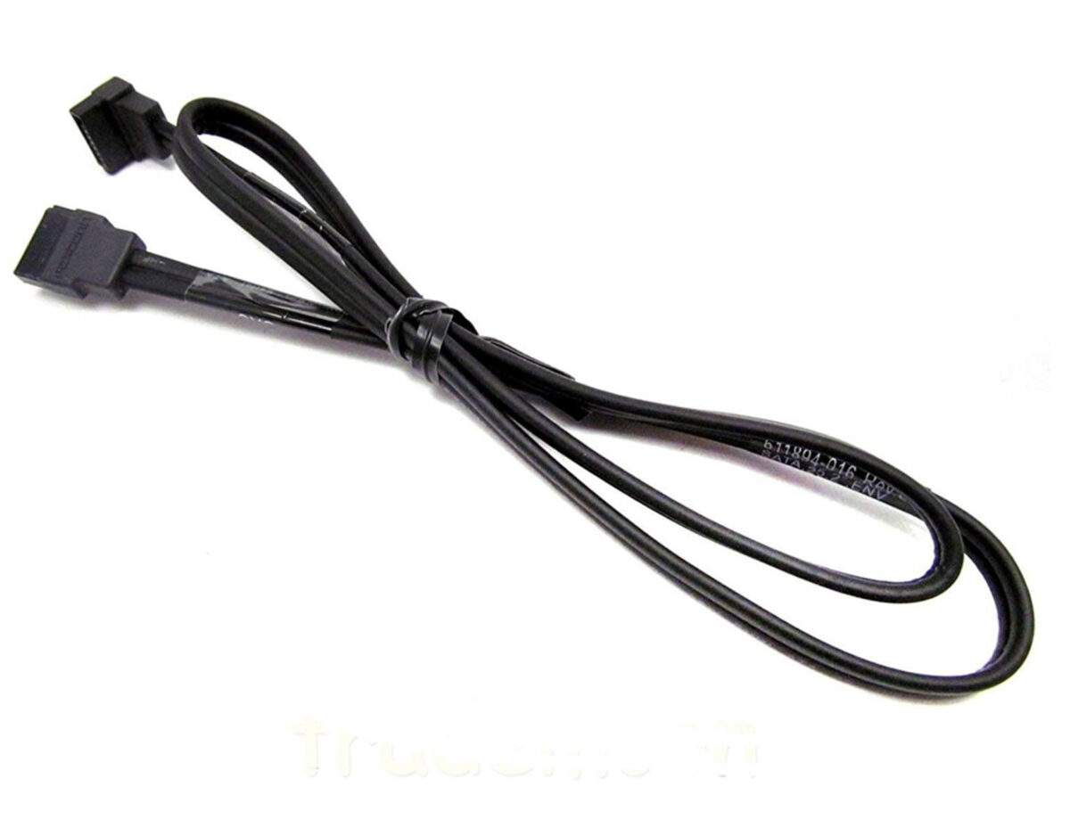 HP OEM 25" SATA CABLE STRAIGHT CONNECTORS 611894-016 - Image 2