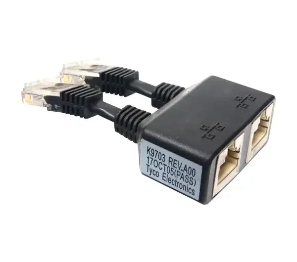 ADAPTER DELL PE 1850 DUAL ETHERNET DONGLE BLACK RJ45