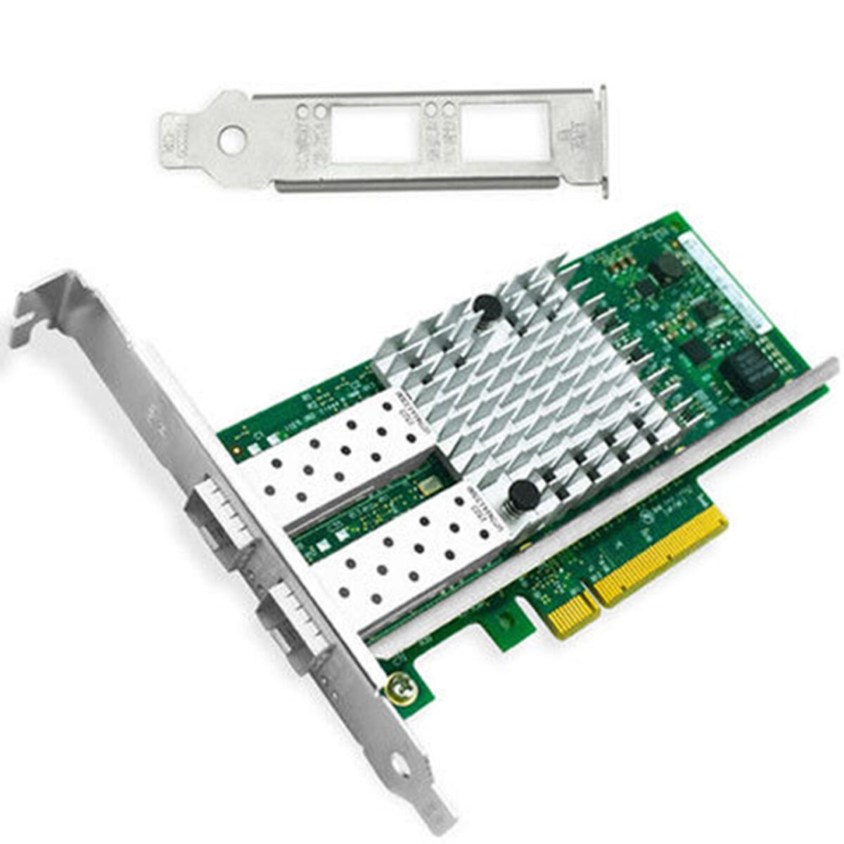 NIC SRV INTEL 10GB 2PORTS 10GBASE-X x8 SFP+ X520-DA2 FH PCIE LP - Image 1