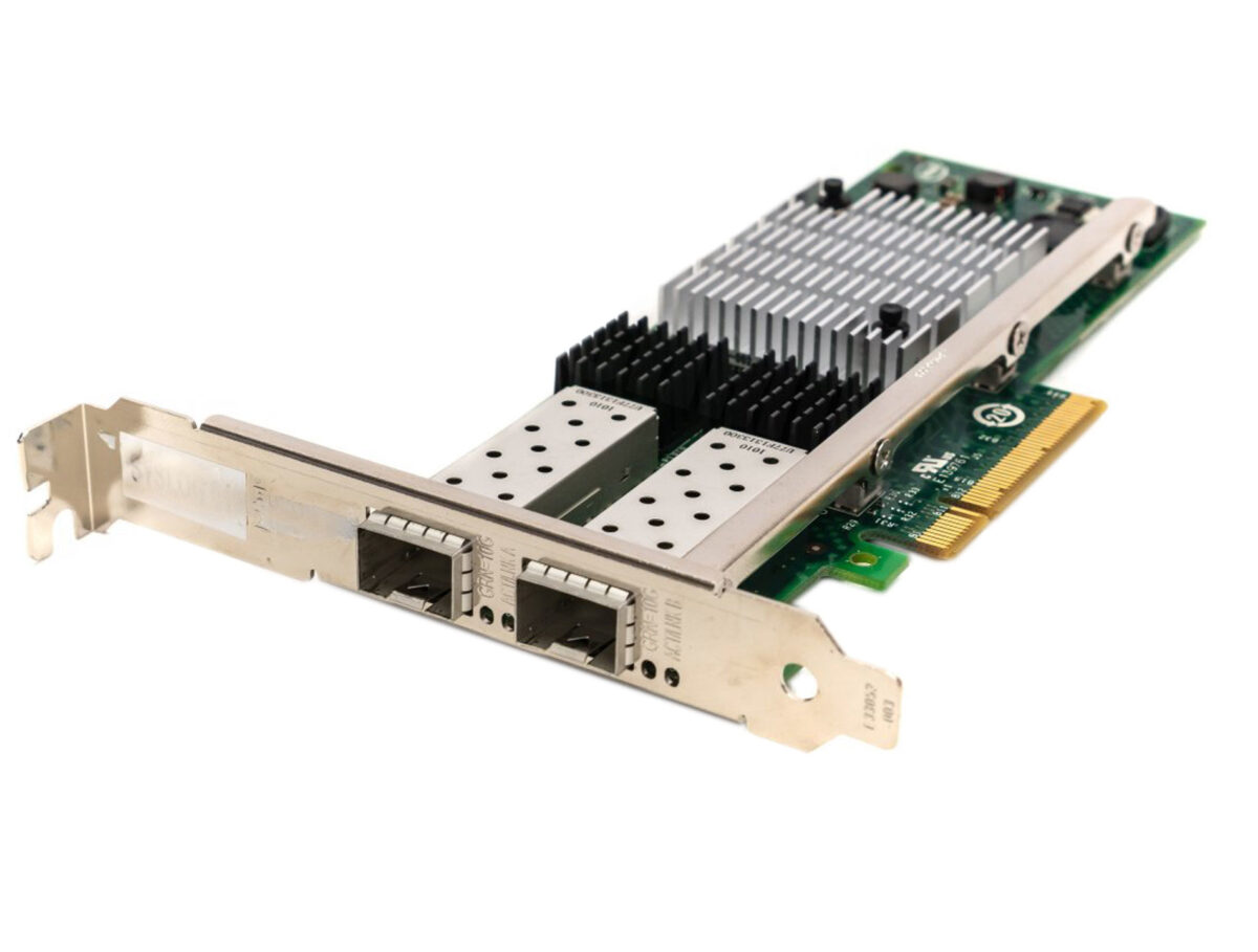 NIC DELL 10GB 2- PORTS 10GBASE-X PCI-Ex8 SFP+ X520-DA2 FP - Image 1