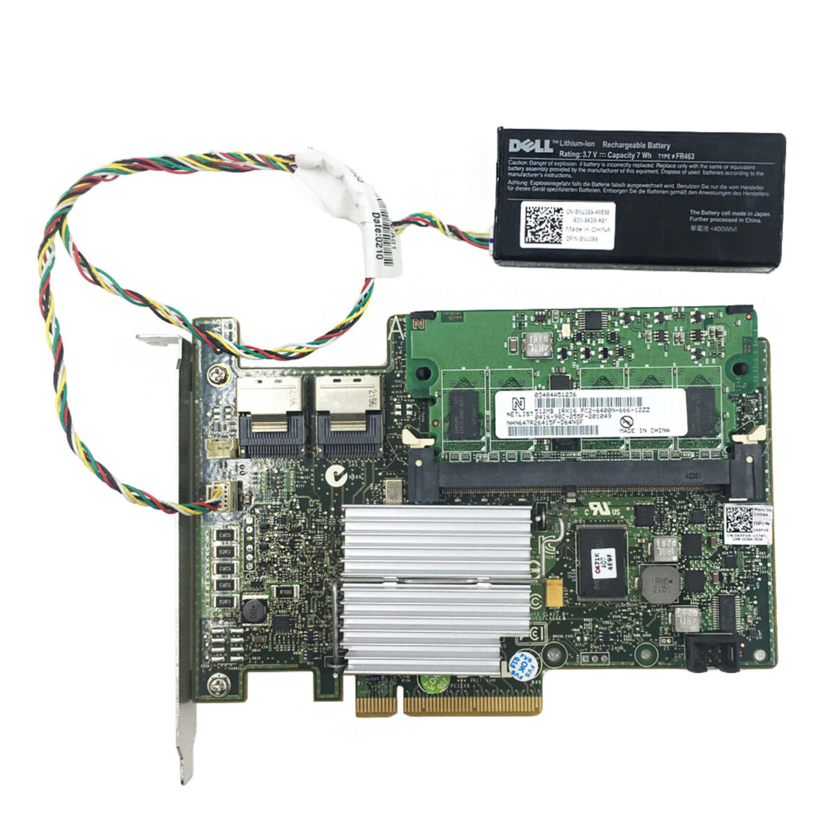 RAID CONTROLLER DELL PERC H700 512MB/INT/6GB/2CHx4 IN W/BATT - Image 1