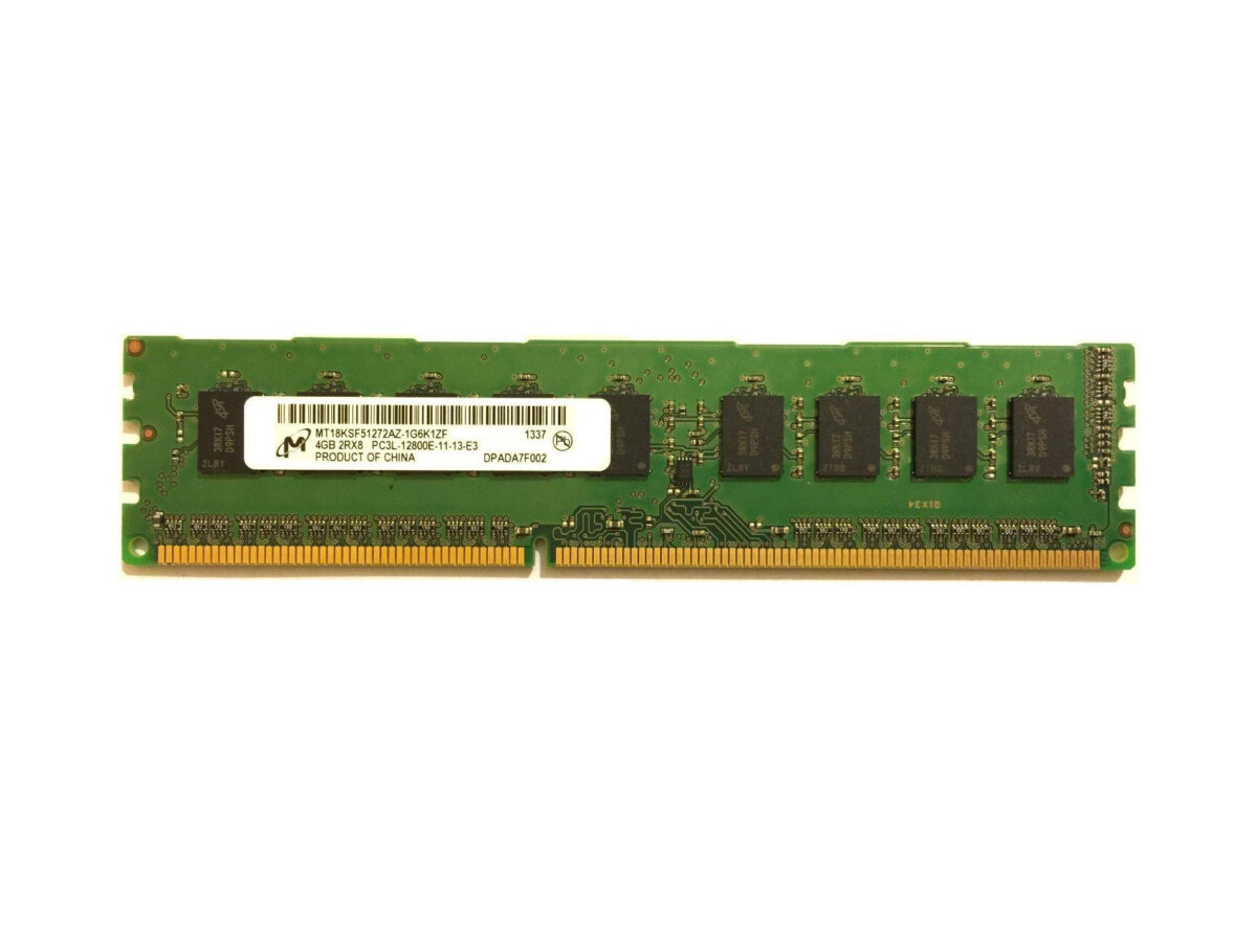 8GB MICRON PC3L-12800R DDR3-1600 2Rx8 ECC 1.35V - Image 1