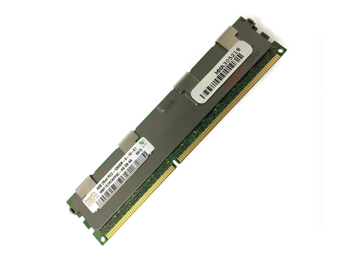 4GB HP PC3L-10600R DDR3-1333 1Rx4 CL9 ECC RDIMM LP 1.35V - Image 1