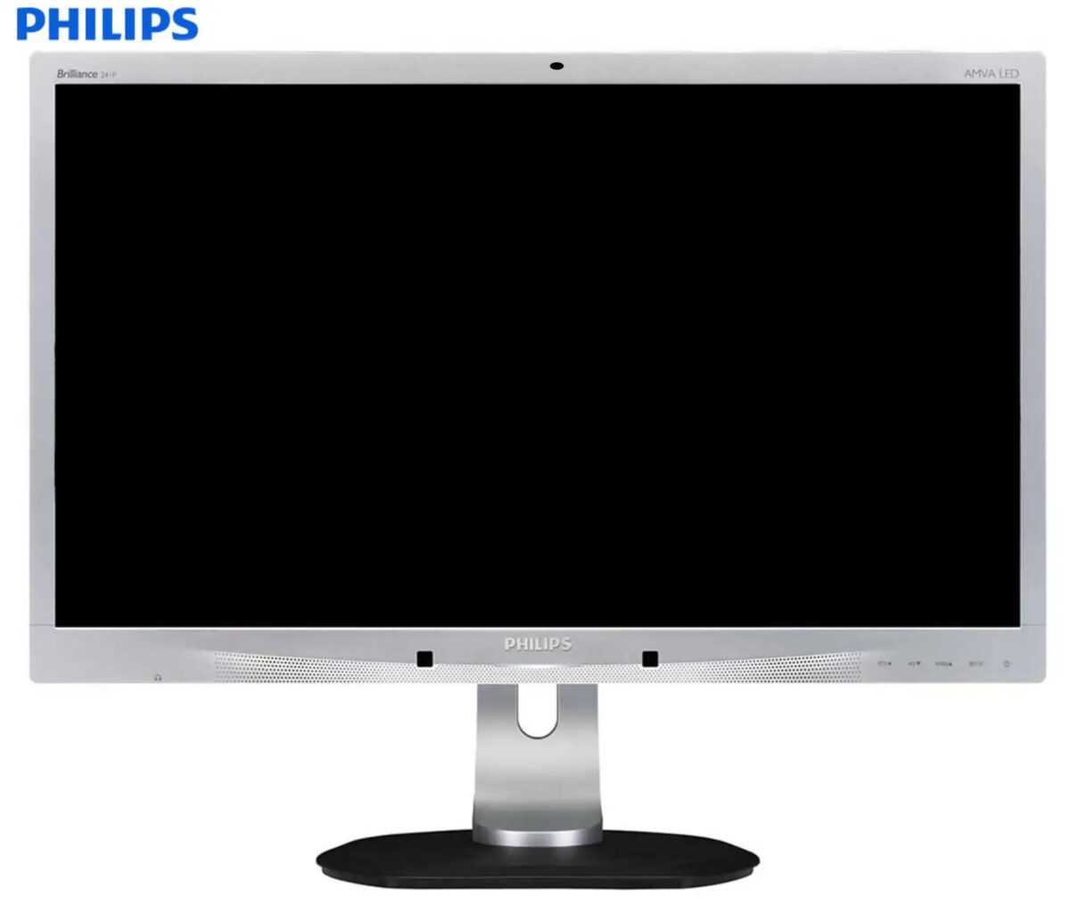 MONITOR 24" LED PHILIPS 241P4Q BL-SL MU GA- (CAMERA OFF) - Image 1