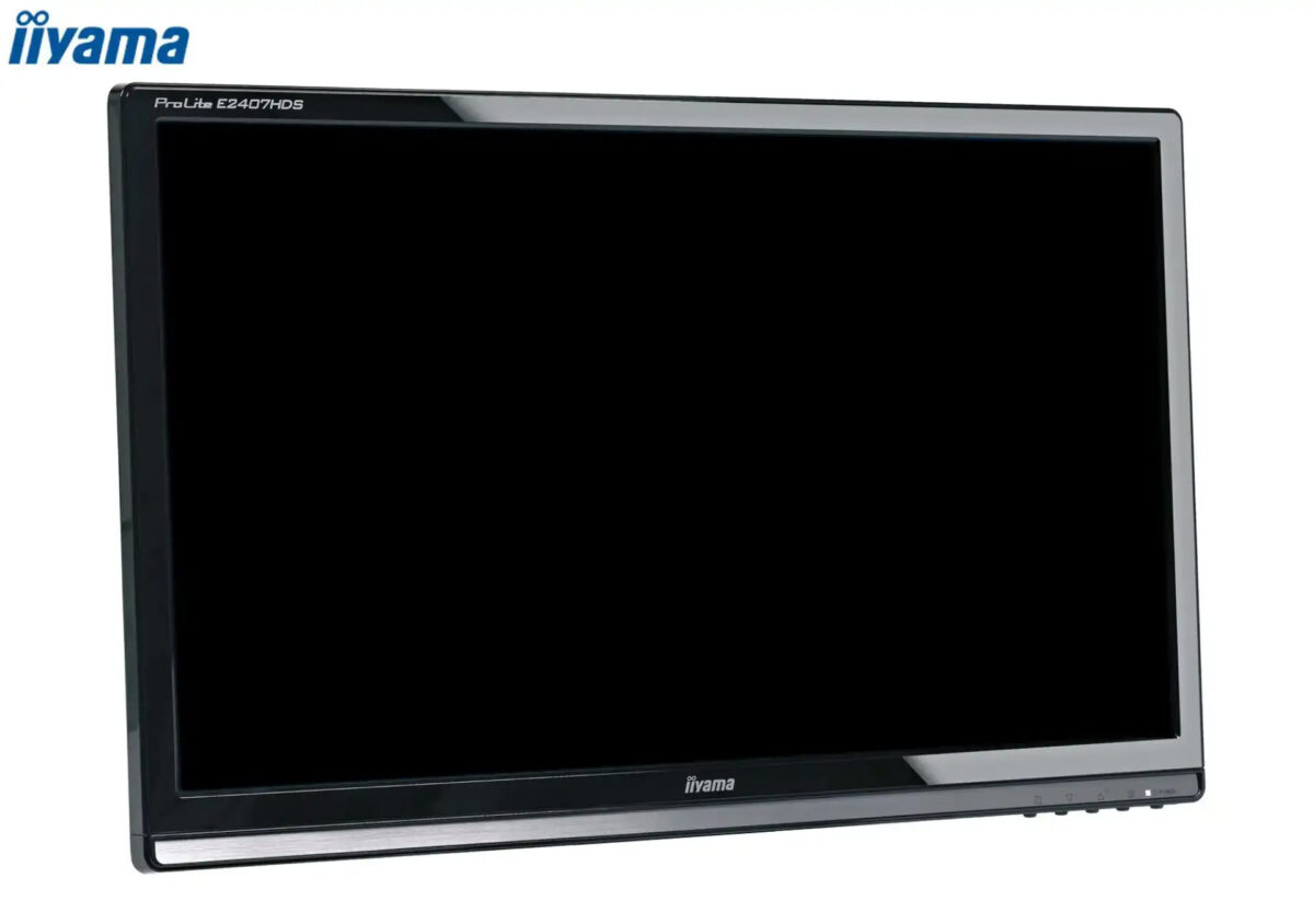 MONITOR 24" TFT IIYAMA E2407HDSD BL WIDE MU NO BASE GA- - Image 1