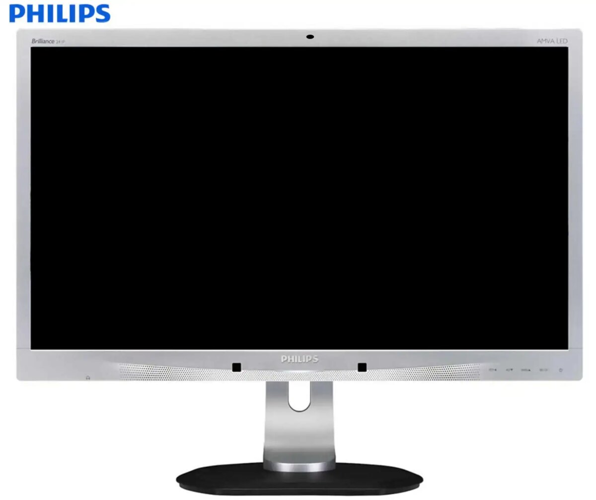 MONITOR 24" LED PHILIPS 241P4Q WITH CAMERA BL-SL WIDE MU GB - Image 1