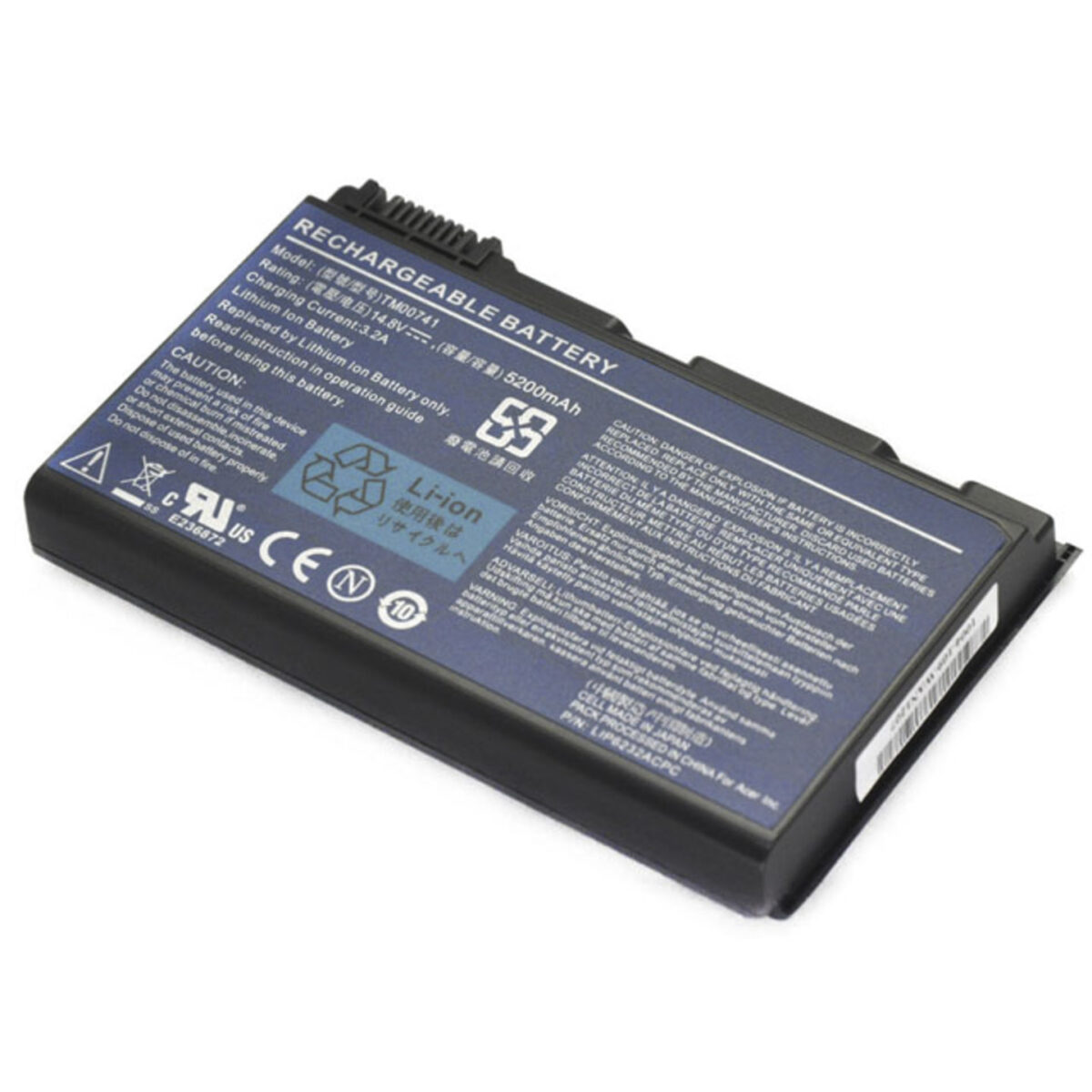 ACER EXTENSA 5210 5220 5420 5620 BATTERY 6 CELLS -TM00742 - Image 2