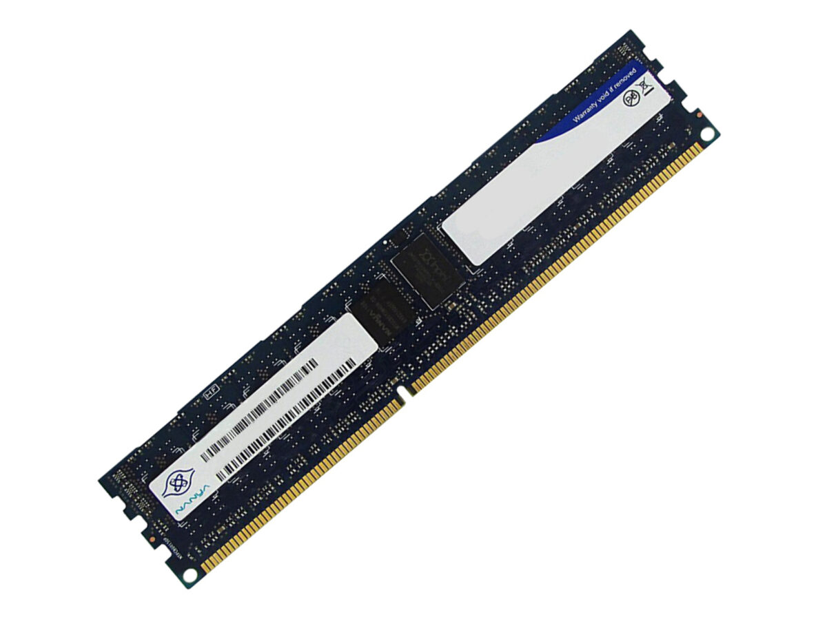 1GB NANYA PC2-3200R DDR2-400 128x4 CL3 ECC UDIMM 1.8V - Image 1